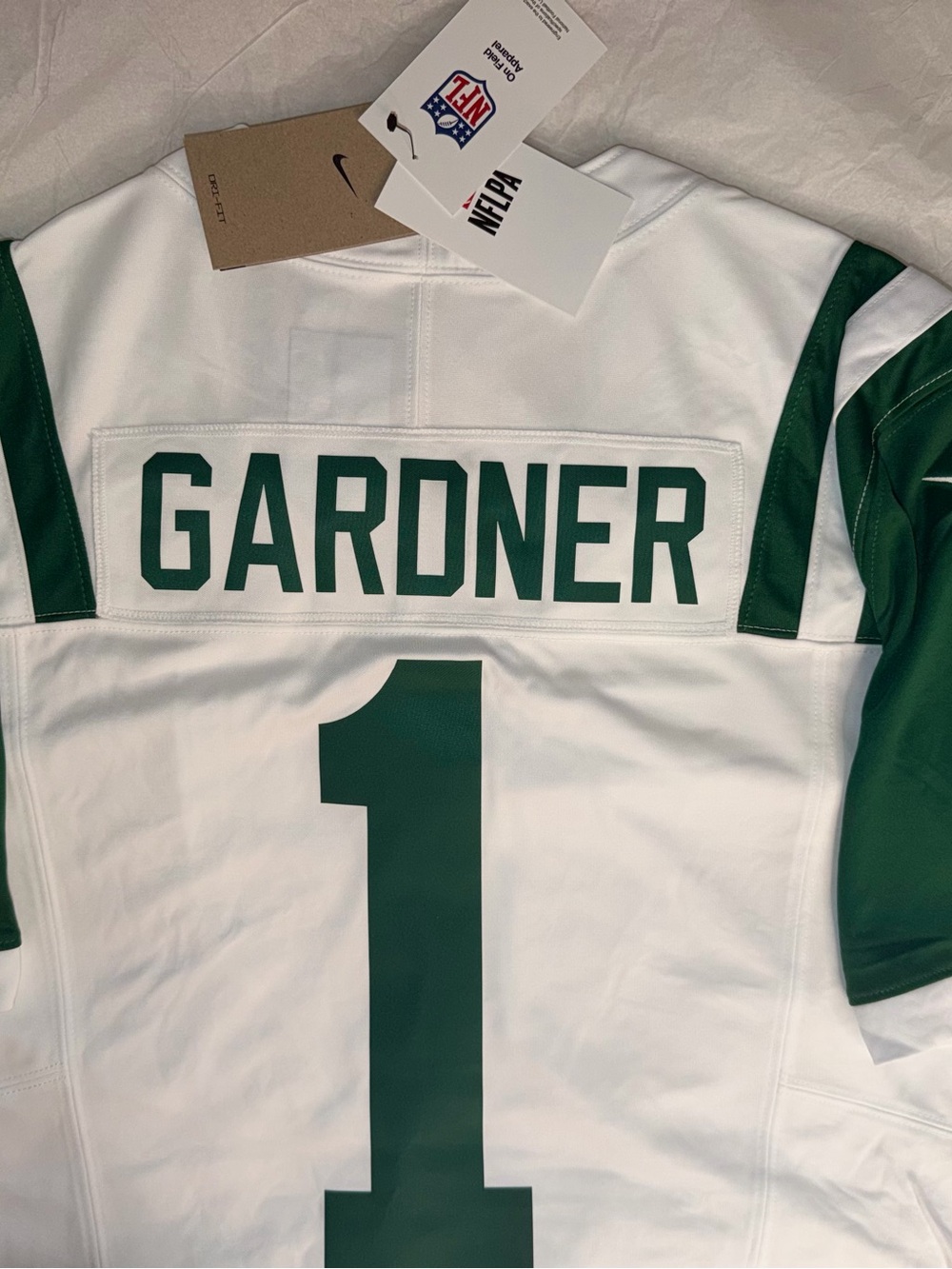 Nike New York Jets Sauce Gardner #1 Vapor Limited Jersey — Men’s Large — NWT